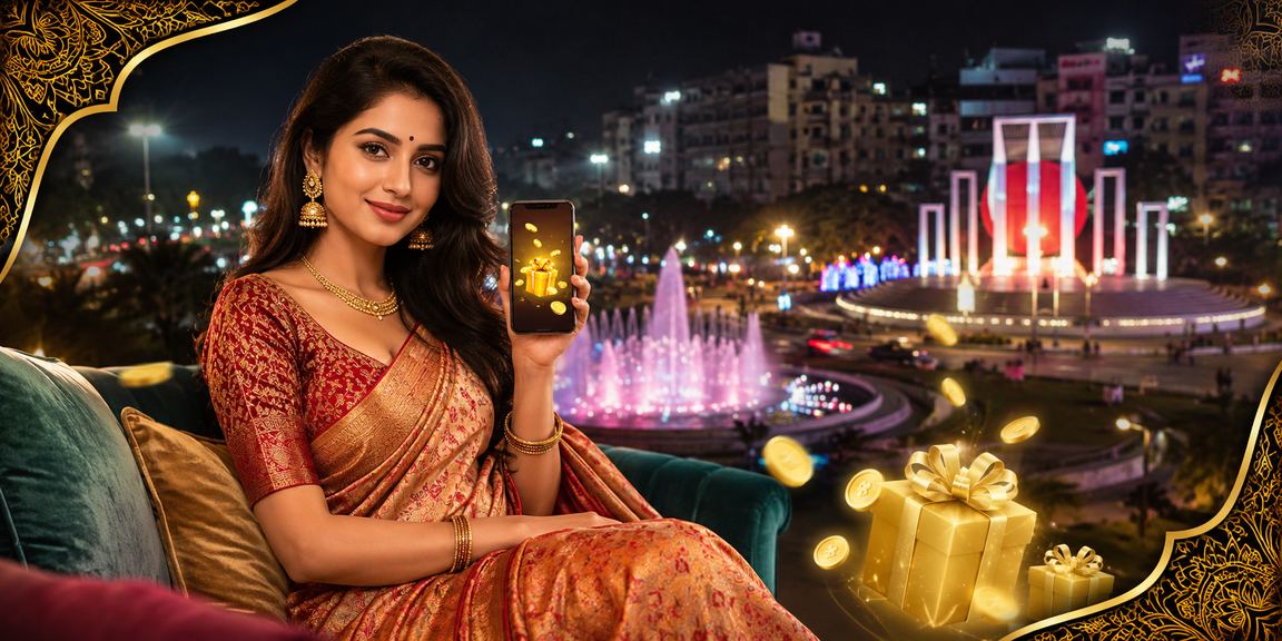 রংপুরে শাড়ি পরে 7c777 রেজিস্ট্রেশন বোনাস সম্পর্কে জানছেন একজন ব্যবহারকারী